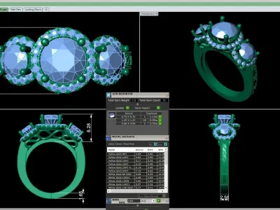 3D CAD NJ-1097-Ring 3D print model