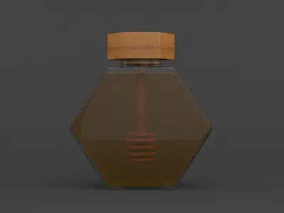 Honey Jar 3D model