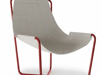 Sling set red 3D model