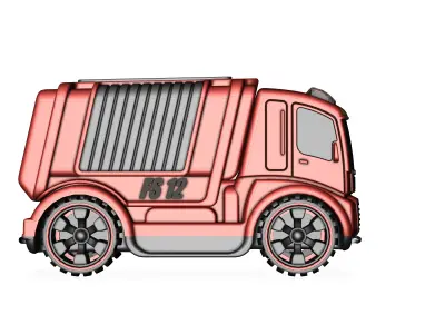 fire truck toys 3D print model