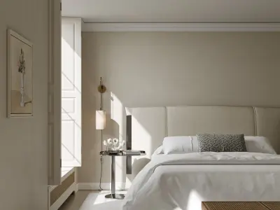 Bedroom interior scenes 3D model by aratukishikaku