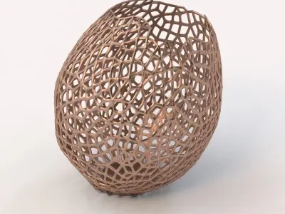 David Wiseman Lattice Vase 3D model