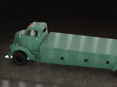 CHEVROLET COE TRUCK 1949 V2 3D print model