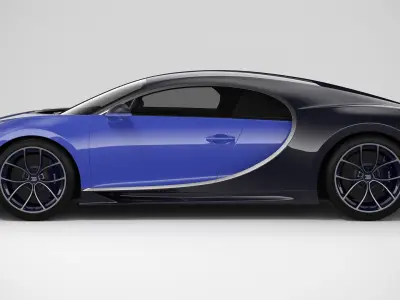 Bugatti Chiron 2023 3D model