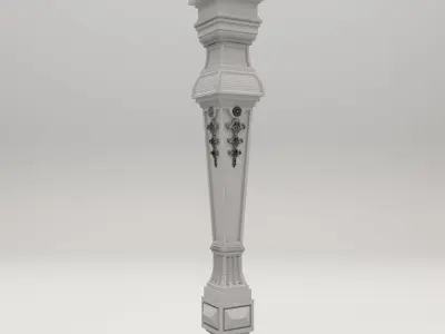 Carved Leg 3D model