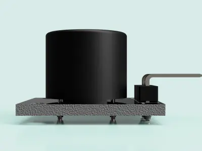 3 Pin Outlet Passive Alarm Module 3D print model