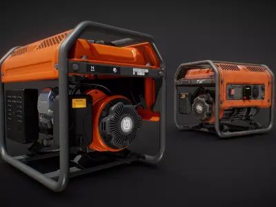 Husqvarna Generator Low-poly 3D model