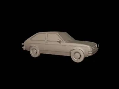 chevrolet br chevette sl 1976 3d print model 3D print model
