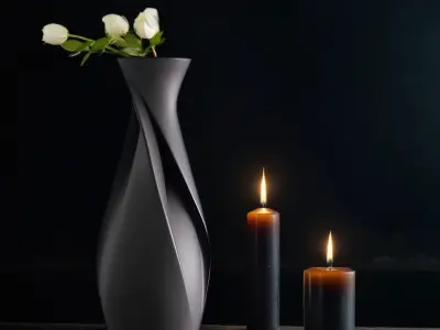 Jarolo Vase for Elegant Bedroom Decor 3D print model