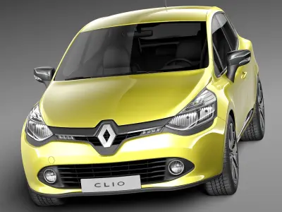 Renault Clio 2013 3D model