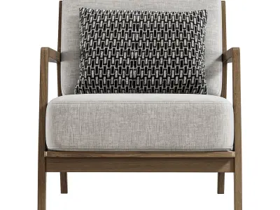 Verity Lounge Armchair By Polyandbark 3D model