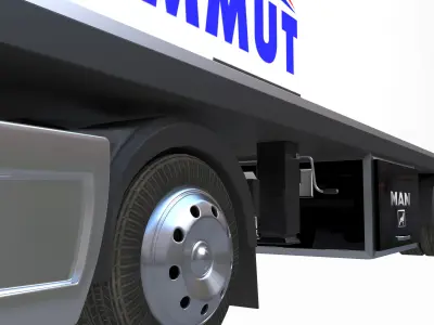 man truck 3D model