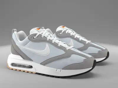 Air Max Dawn Grey Fog PBR Low-poly 3D model