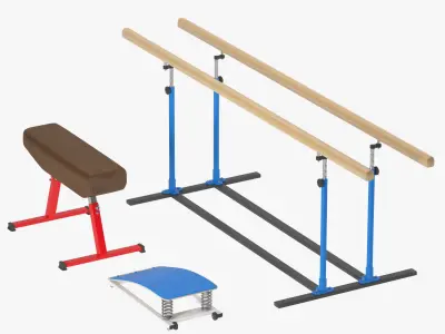 Gymnastic equipment 3D model