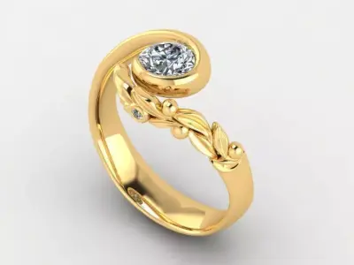 Jewelry rings 3D print model