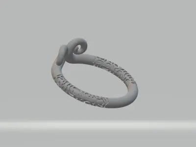 Sun Wukong Monkey King Ring 3D Model 3D print model