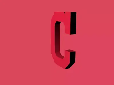 Cleveland Indians Team Logo 3D model