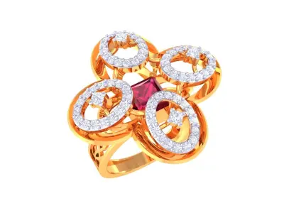 Diamond Ring  3D print model purchase