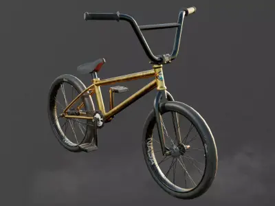 Bicycle - BMX Low-poly 3D model