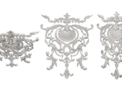 Classic carved 196 3D model