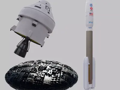 Space Vehicle 3D Model Collection