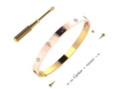 bracelet 3D print model 3