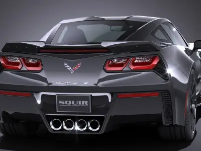 Chevrolet  Corvette Grand Sport 2017 3D model