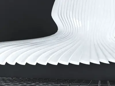 Wall Panel 3D model 13