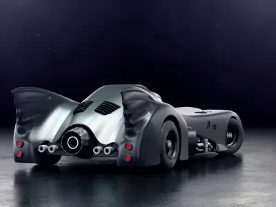 Batmobile 1989 3D model