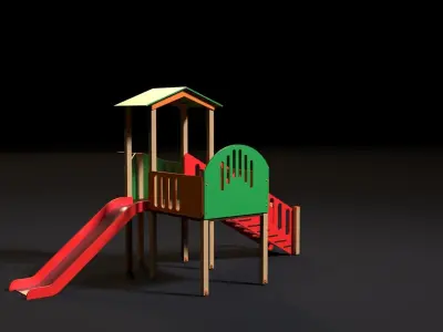 playground boat 3D model