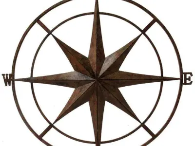 Outdoor Metal Wall Decor 3D model
