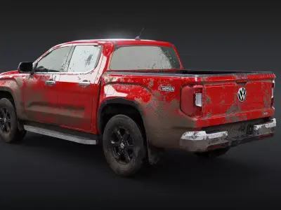 VW Amarok 2024 Style Dirt 3D model