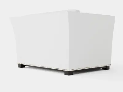 Madison loveseat off-white Low-poly 3D model