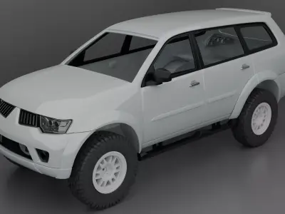 2008 Mitsubishi Pajero Sport  3D print model