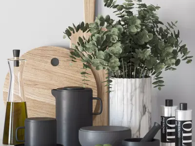 kitchen accessories019 3D model