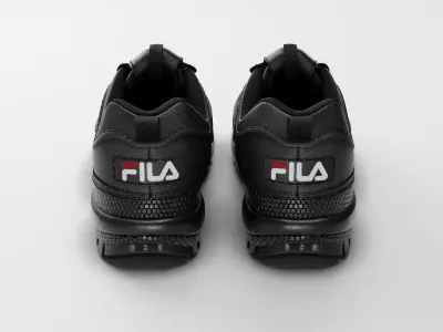 Fila Disruptors 2 Black 3D model