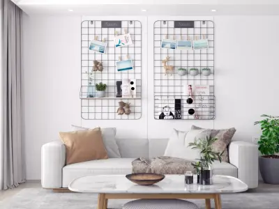 Hanger Art Decoration Combination Nordic 3D model