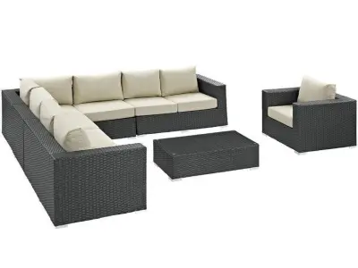 Person Seating Group with Sunbrella Cushions 3D model