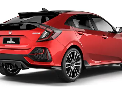 Honda Civic Hatchback 2020 3D model