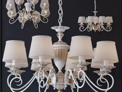 Chandelier suspended MW-Light Ariadna 450014208 3D model