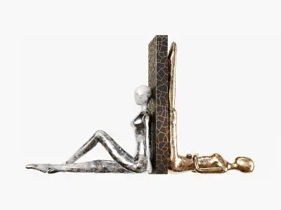 Metal art sculptures 01 3D model