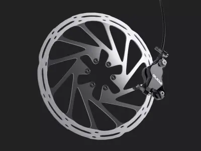 Sram guide brake Low-poly 3D model