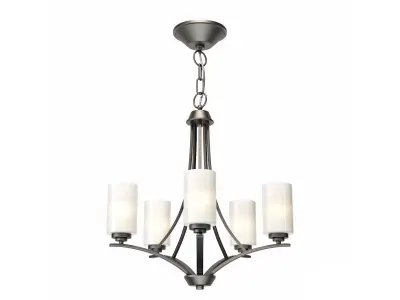 Fehr 5 - Light Shaded Empire Chandelier 3D model
