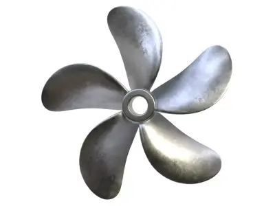 Marine propeller 01 3D model