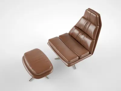 Hamilton Conte Blas armchair 3D model