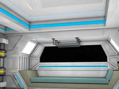 Sci Fi Room 3D model