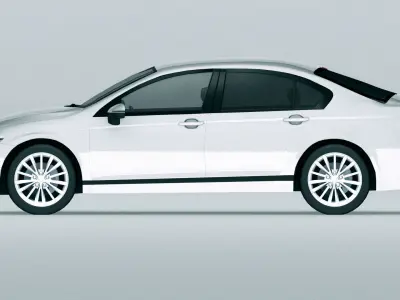 volkswagen passat limousine 2020  3D model