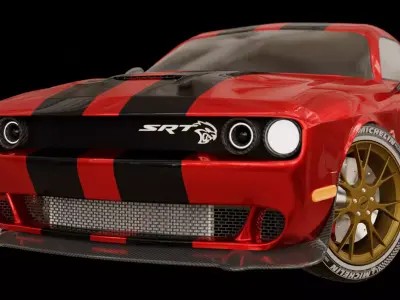Dodge SRT hellcat 3D model