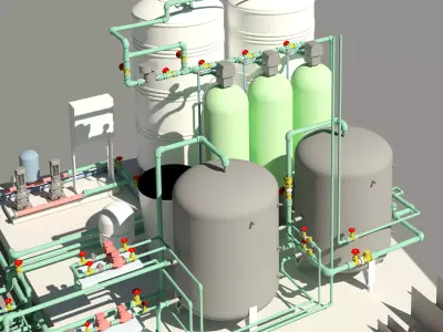 WATER SUPLLY SYSTEM 3D model