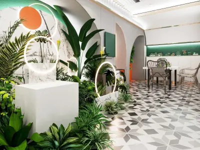  flower shop 3D model